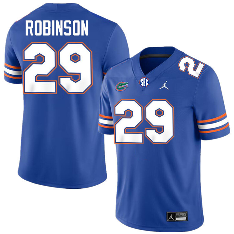 #29 Jaden Robinson Gators Jersey,Florida Gators College Football Jerseys Stitched-Royal  #29 Jaden Robinson Gators Jersey,Florida Gators College Football Jerseys Stitched-Royal